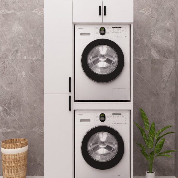 standart çamaşır makinesi dolabı ve lavabo dolabı